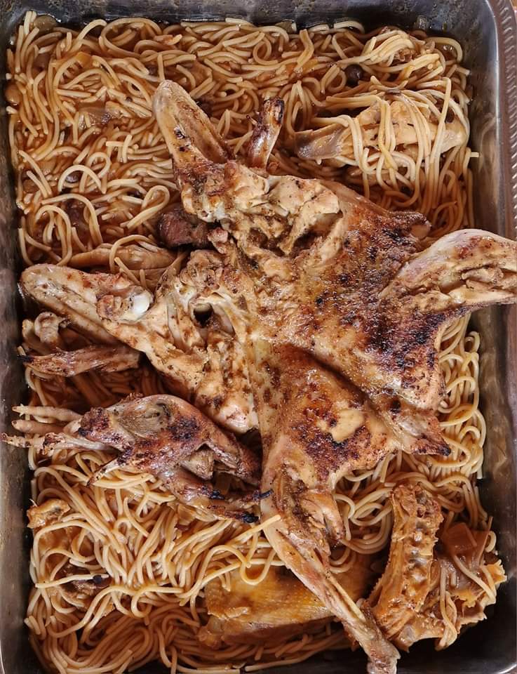 Spaghetti au soubbala avec poulet (3personnse)