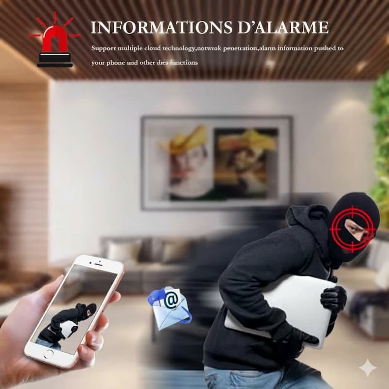 Mini Caméra A9 1080p - Image 4