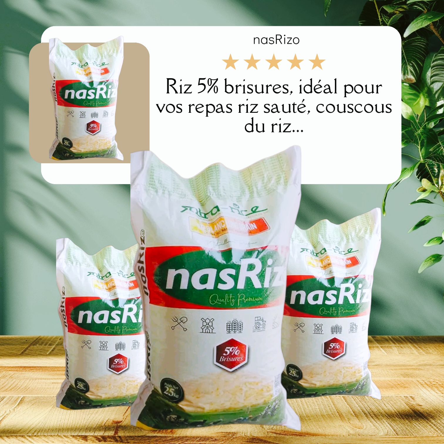 Riz long grain 5℅ brisures - Image 3