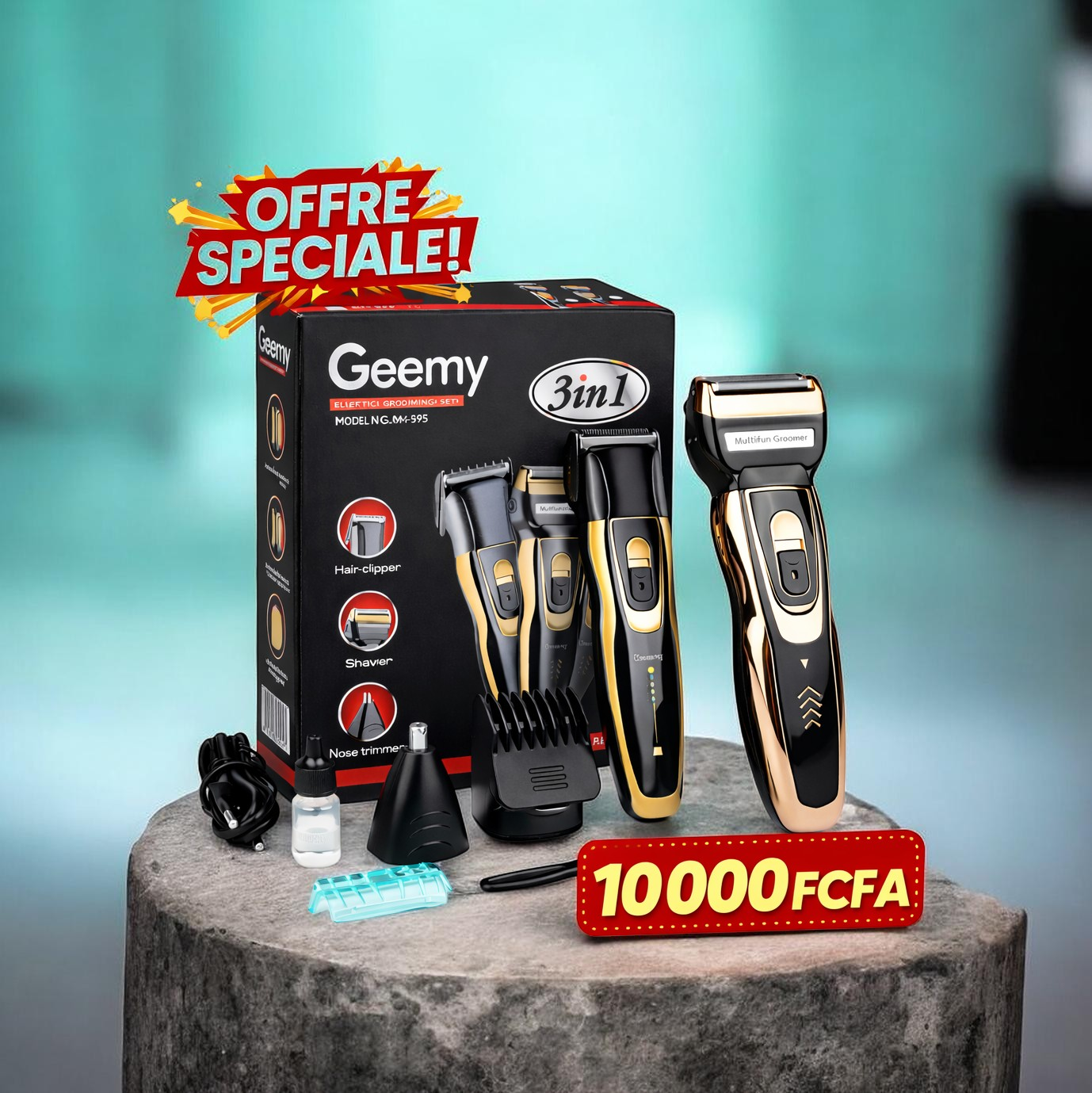 Tondeuse électrique geemy 3 in 1