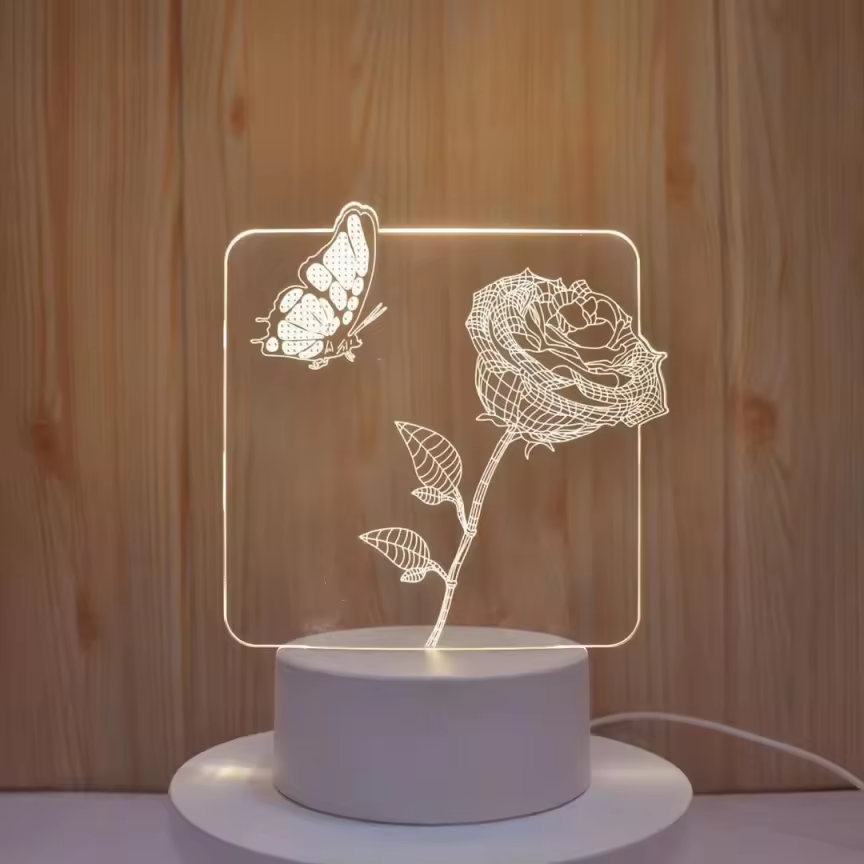 Décorations de Fête Islamique Musulmane Eid Mubarak, Veilleuse LED 3D Ornement Festival Ramadan pour Décoration de Chambre à Coucher à Domicile - Image 7