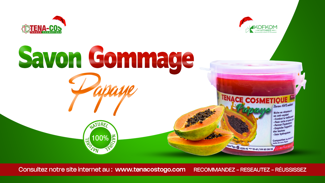 Savon gomment à la papaye