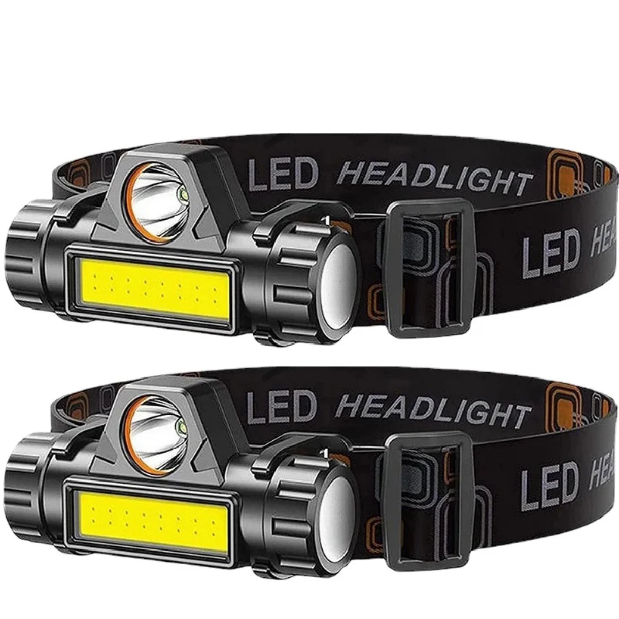 March Lampe Frontale Tactique LED 5, Super Lumineuse, Rechargeable USB, Batterie Intégrée, pour Camping, Randonnée, Corps en ABS - Image 6