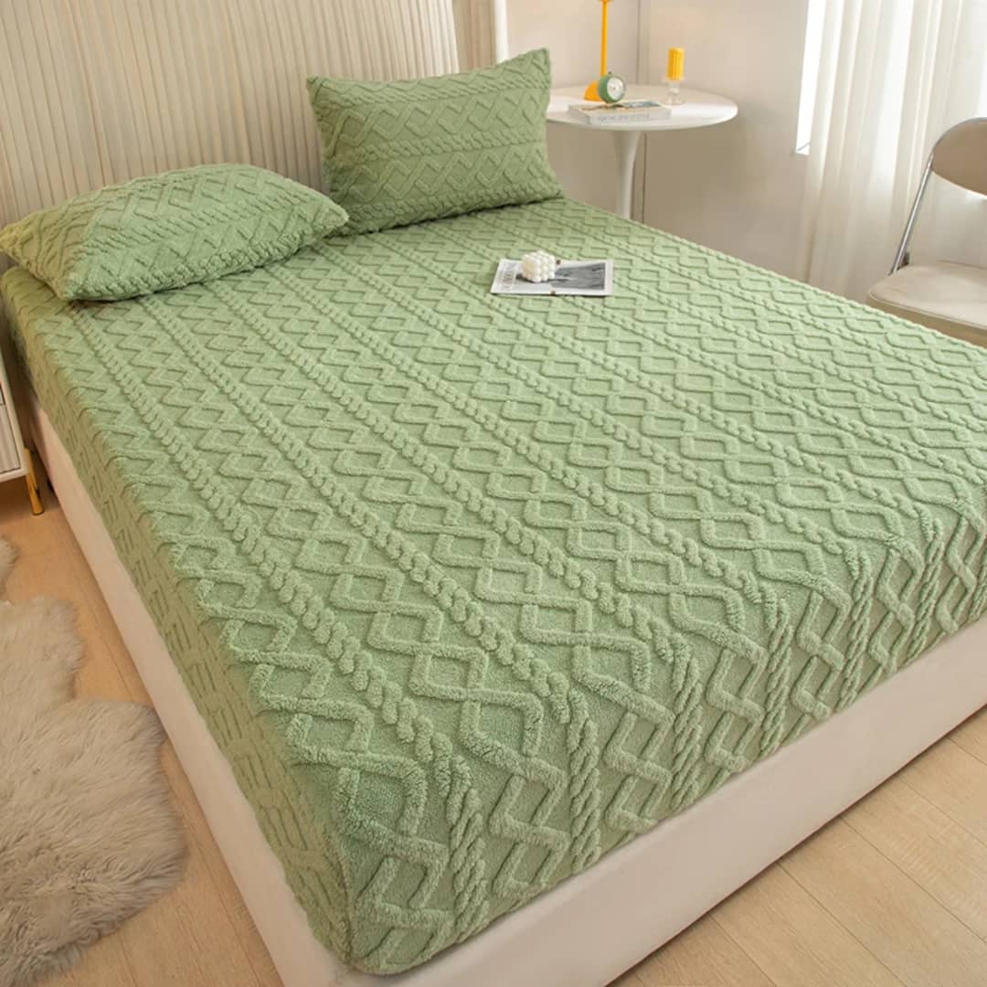 Couvre lit en velours