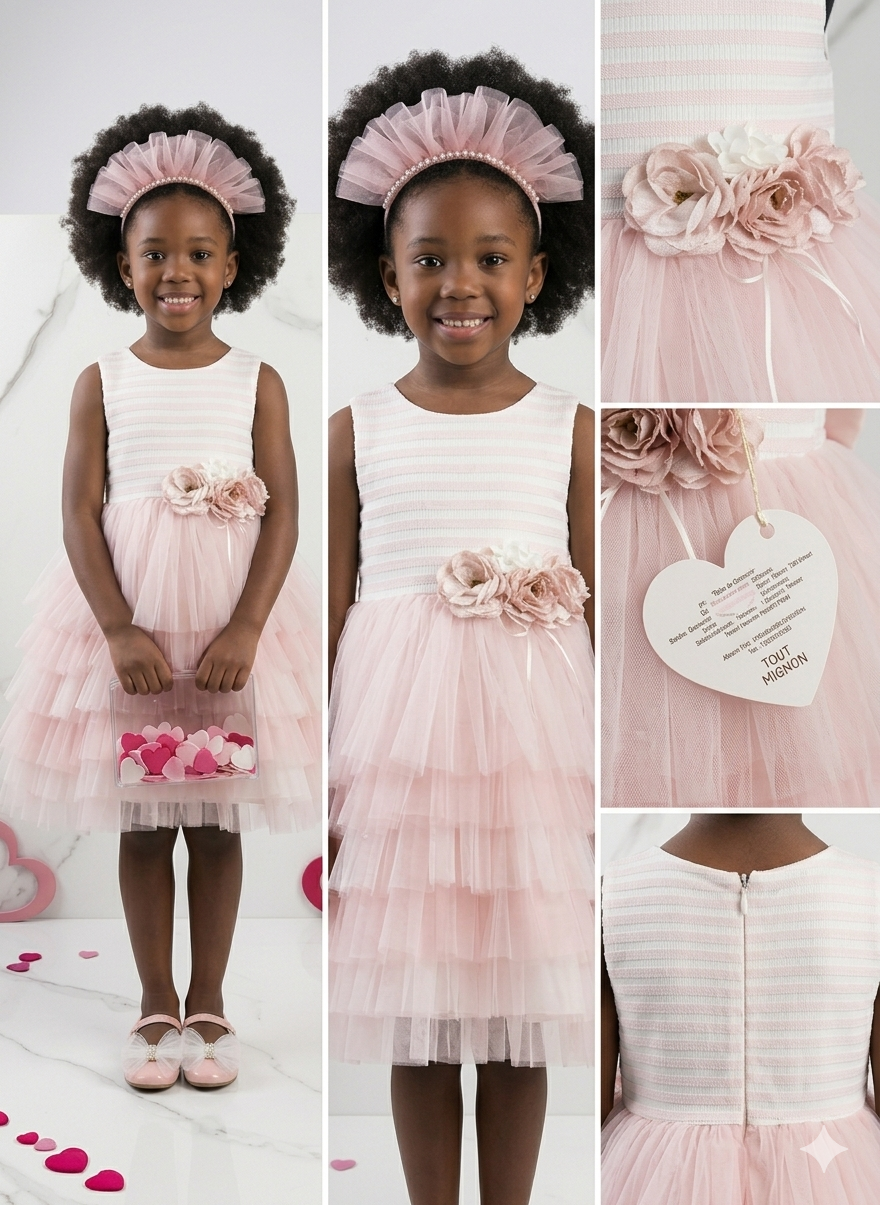 Robe “Rosée Élégance”