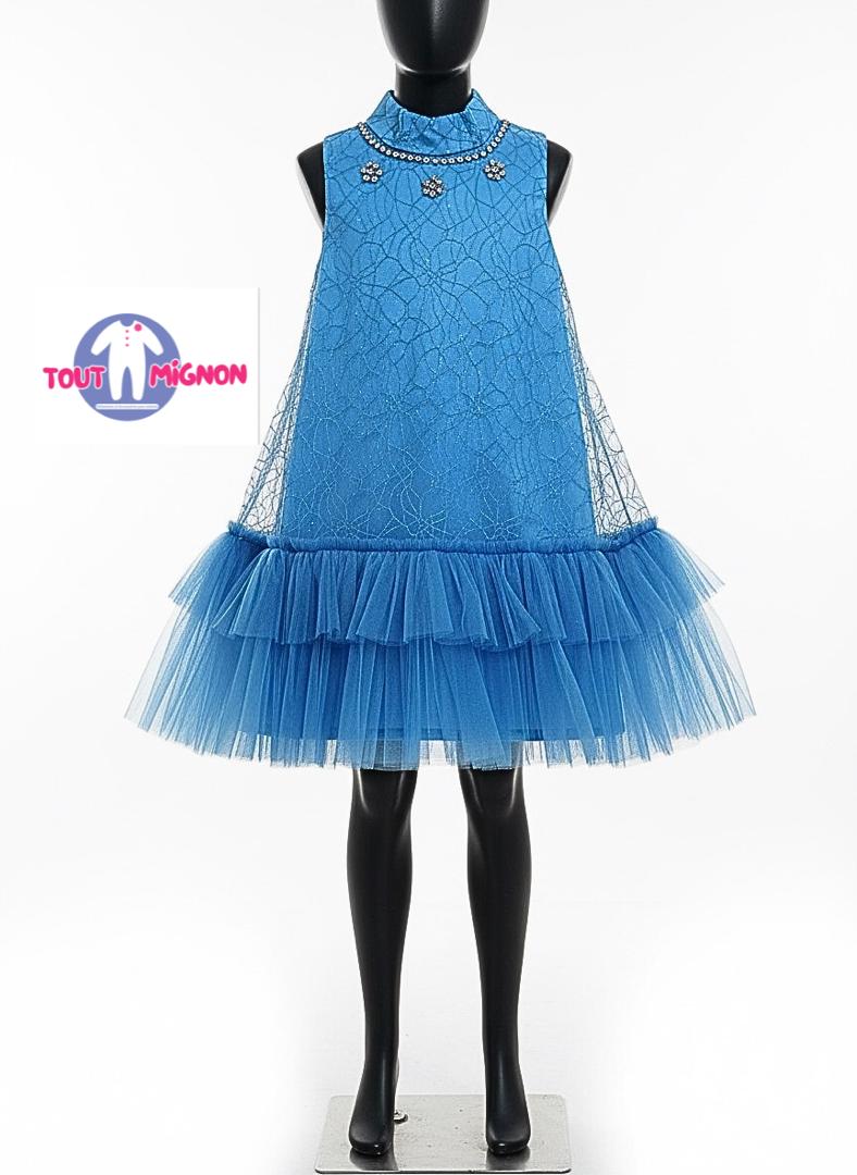 Robe Princesse Azur Étoilé