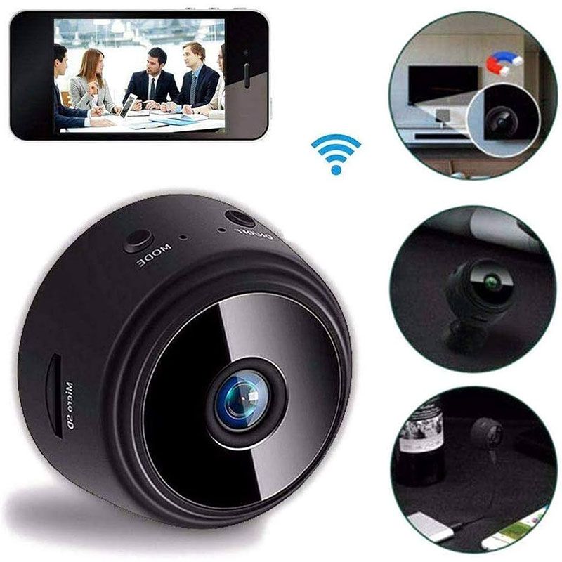 Mini Caméra A9 1080p (Wifi professionnel avec carte memoire) - Image 4