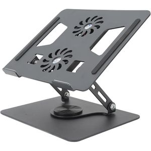 Support ordinateur rotatifs avec ventilateur