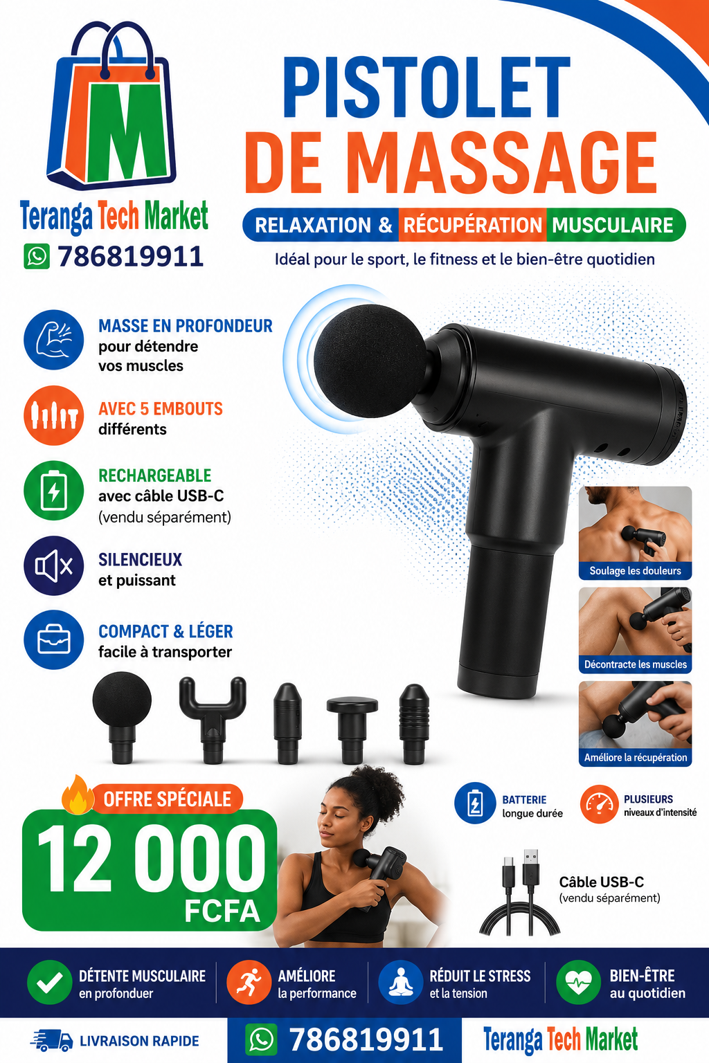 Pistolet Masseur