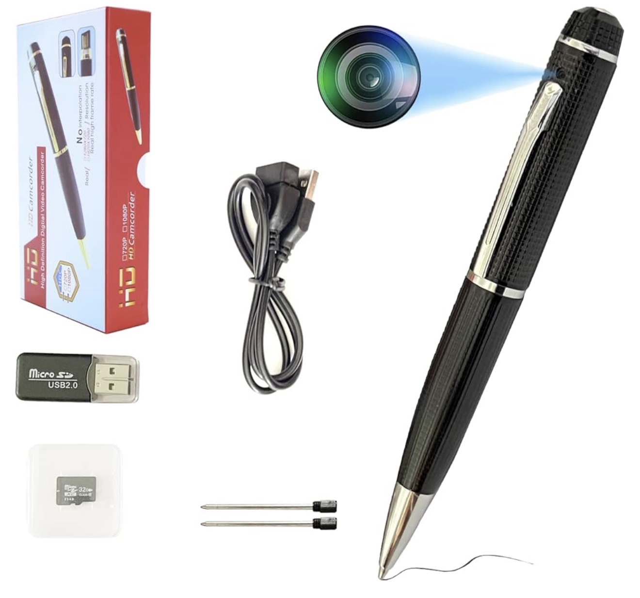 Stylo caméra espion