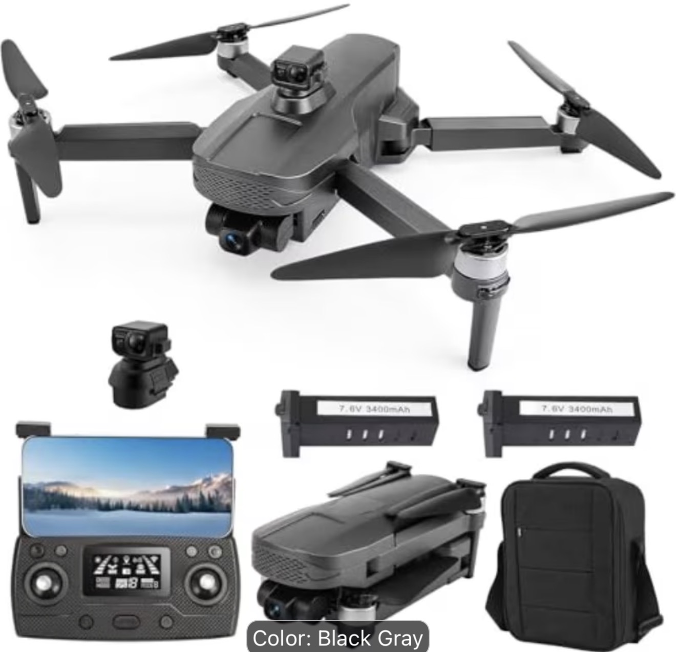 Drone avec 3 caméras HD