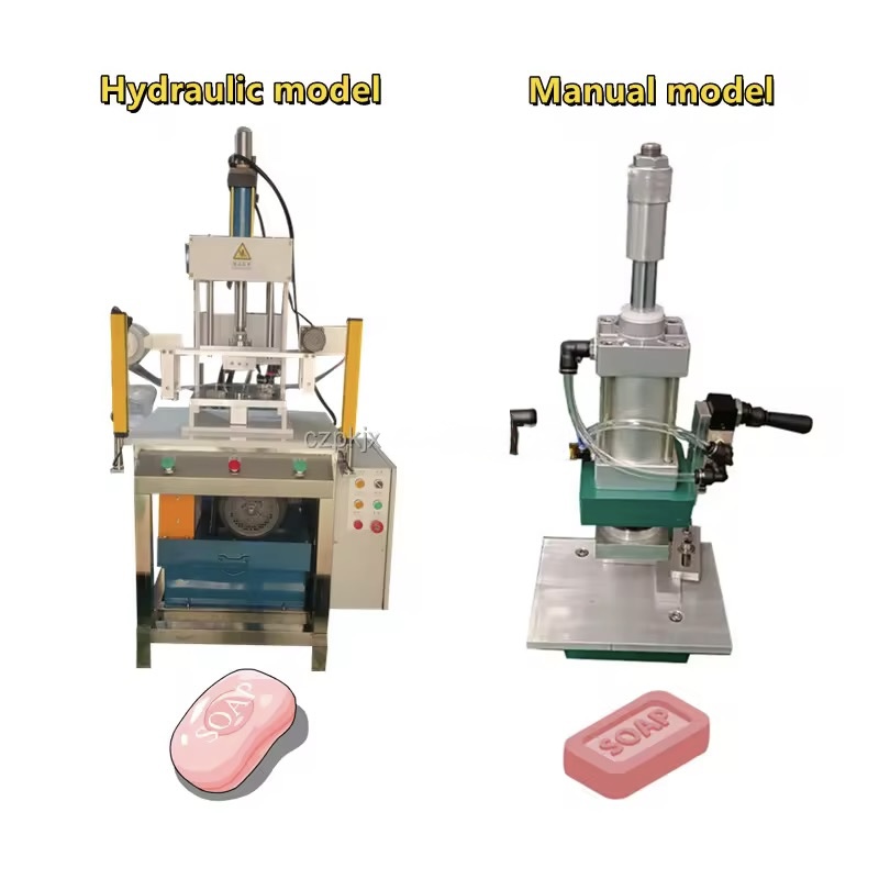 Machine à estamper le savon