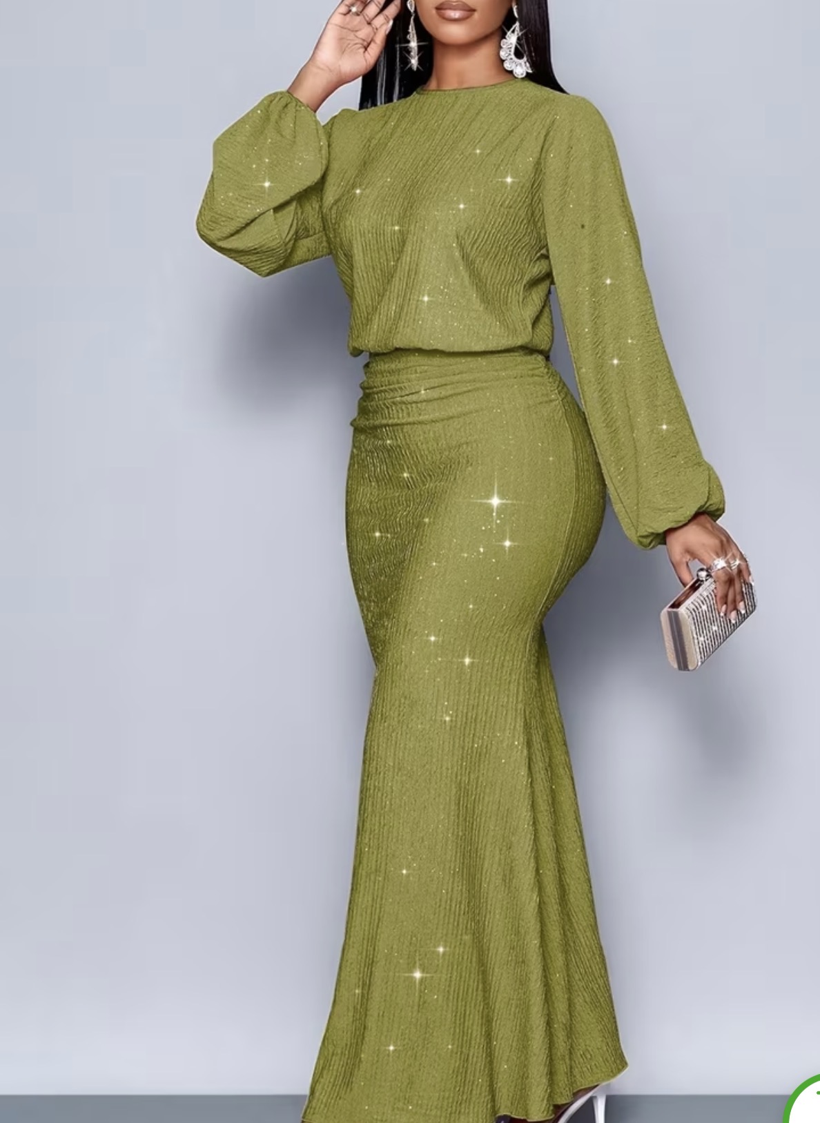 Robe élégante sirène moulante