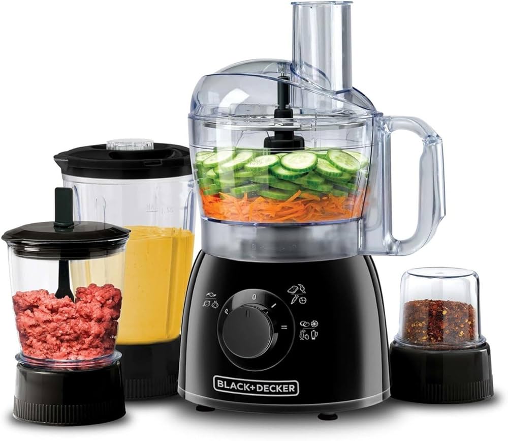 Robot culinaire Black & Decker 5 en 1 avec 33 fonctions, 1,2 L, 400 W, KR43-B5