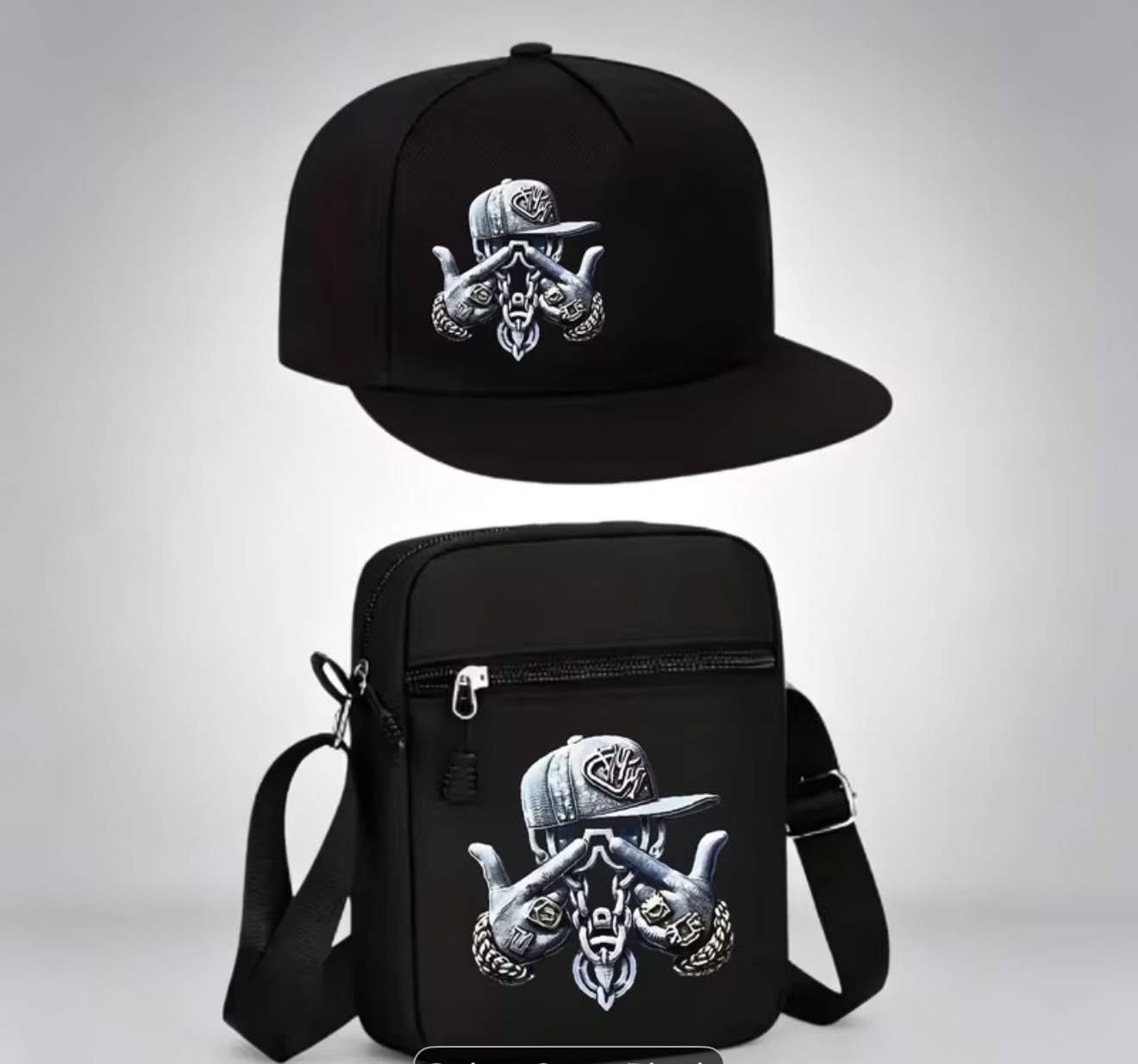 Casquette de baseball avec sac bandoulière