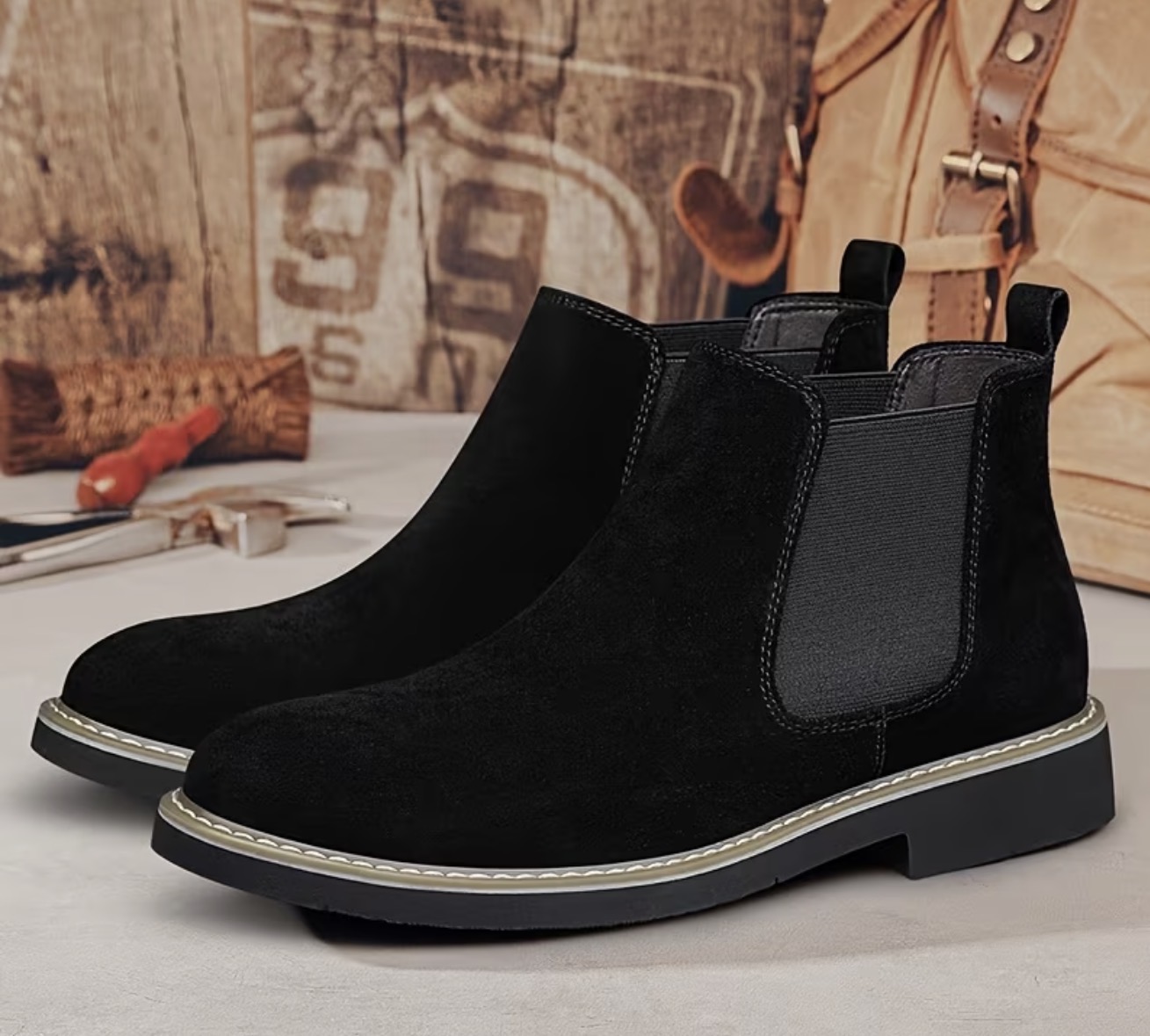 Chaussures homme en cuir