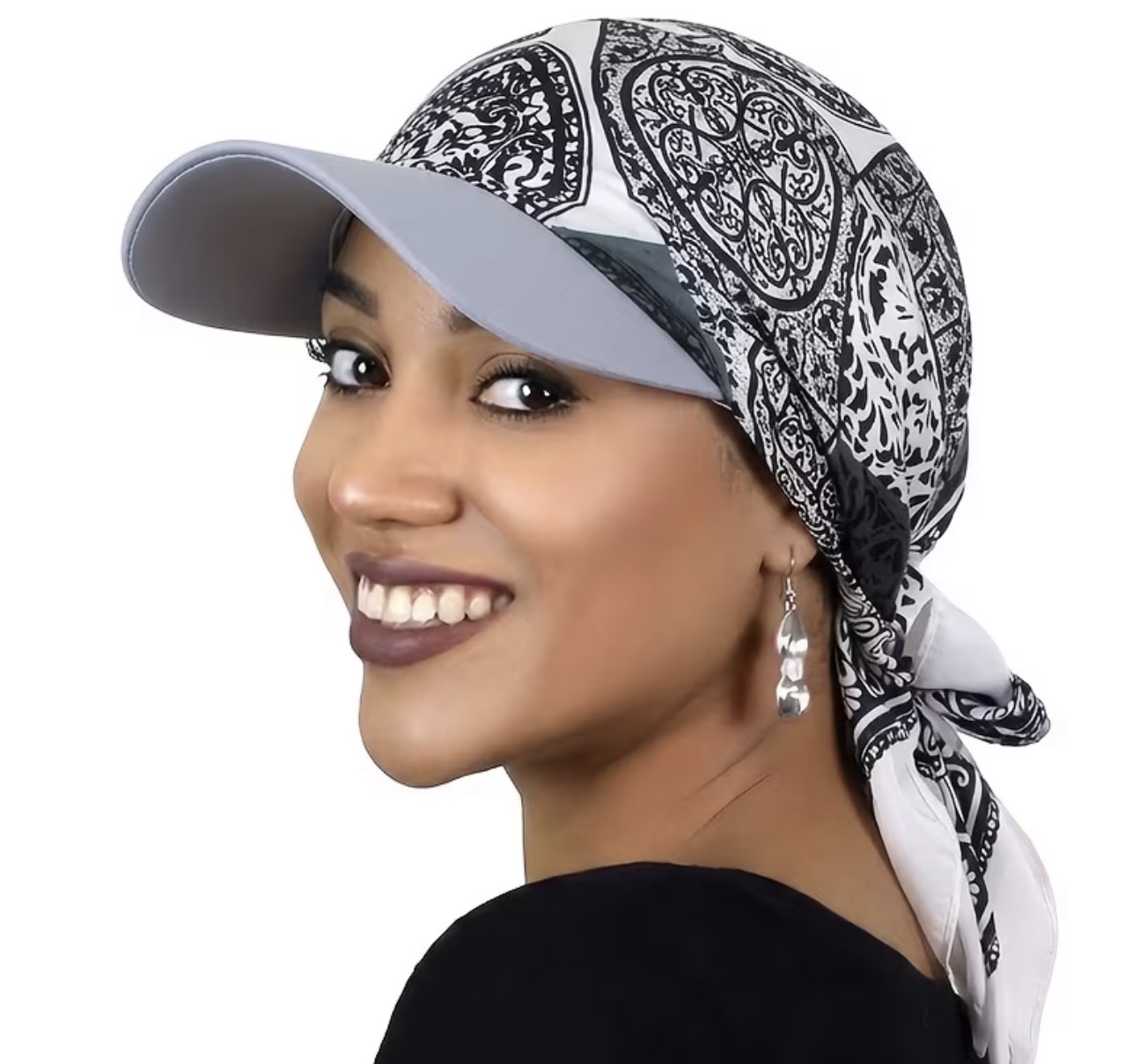 Casquette de baseball à foulard
