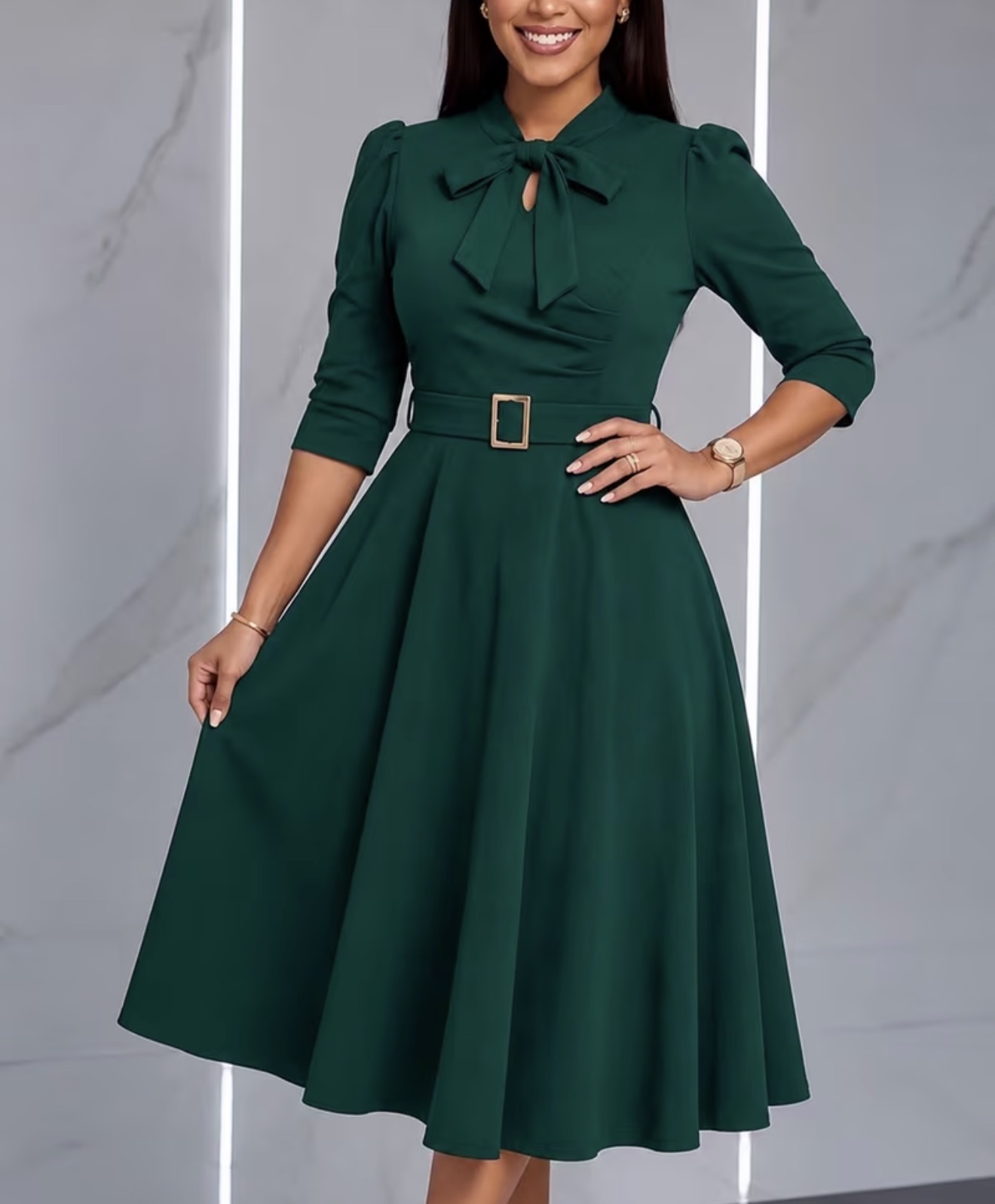 Robe évasée