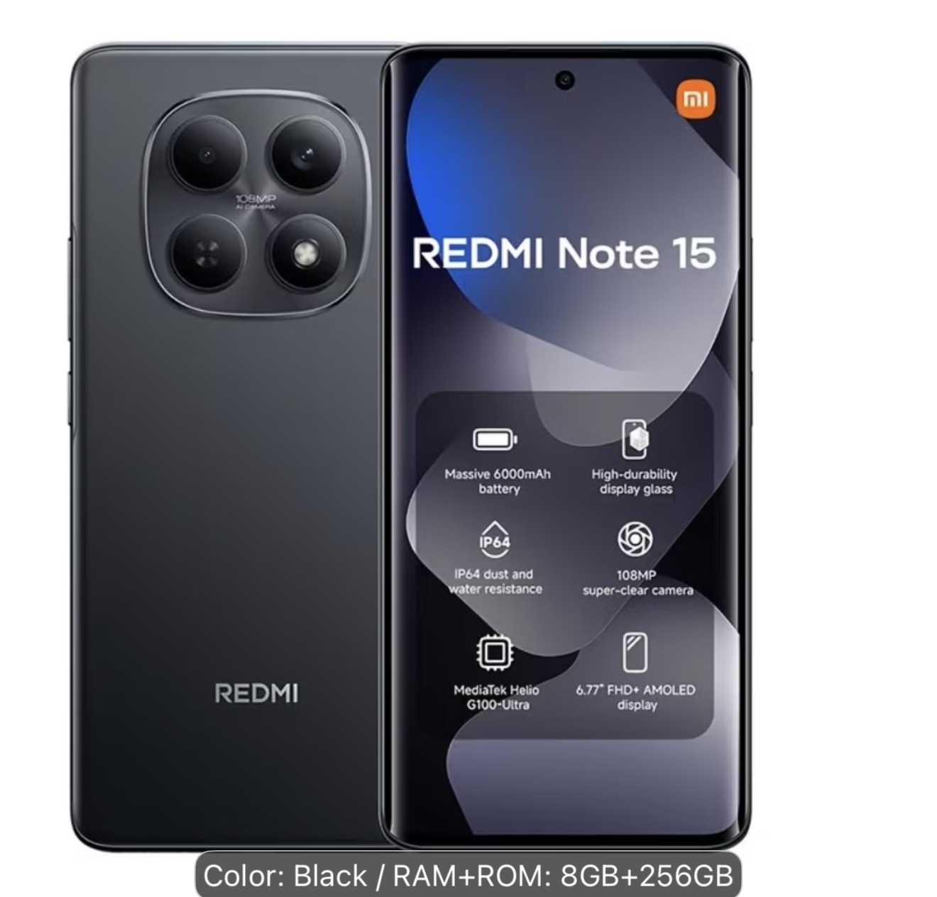 REDMI Note 15 8G RAM 256G ROM