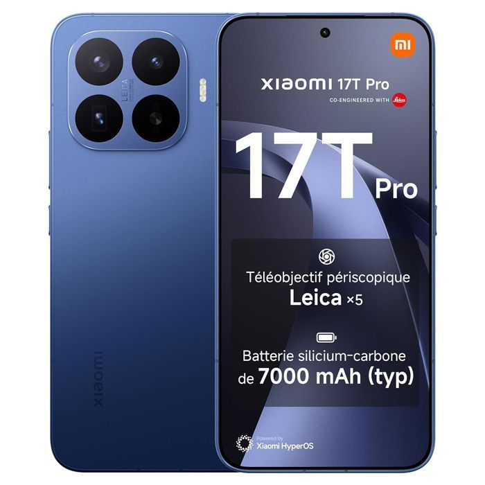 Xiaomi 17T Pro 5G - 512 Go - 12 Go RAM