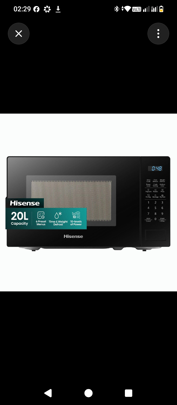 MICRO-ONDES HISENSE – 20 L