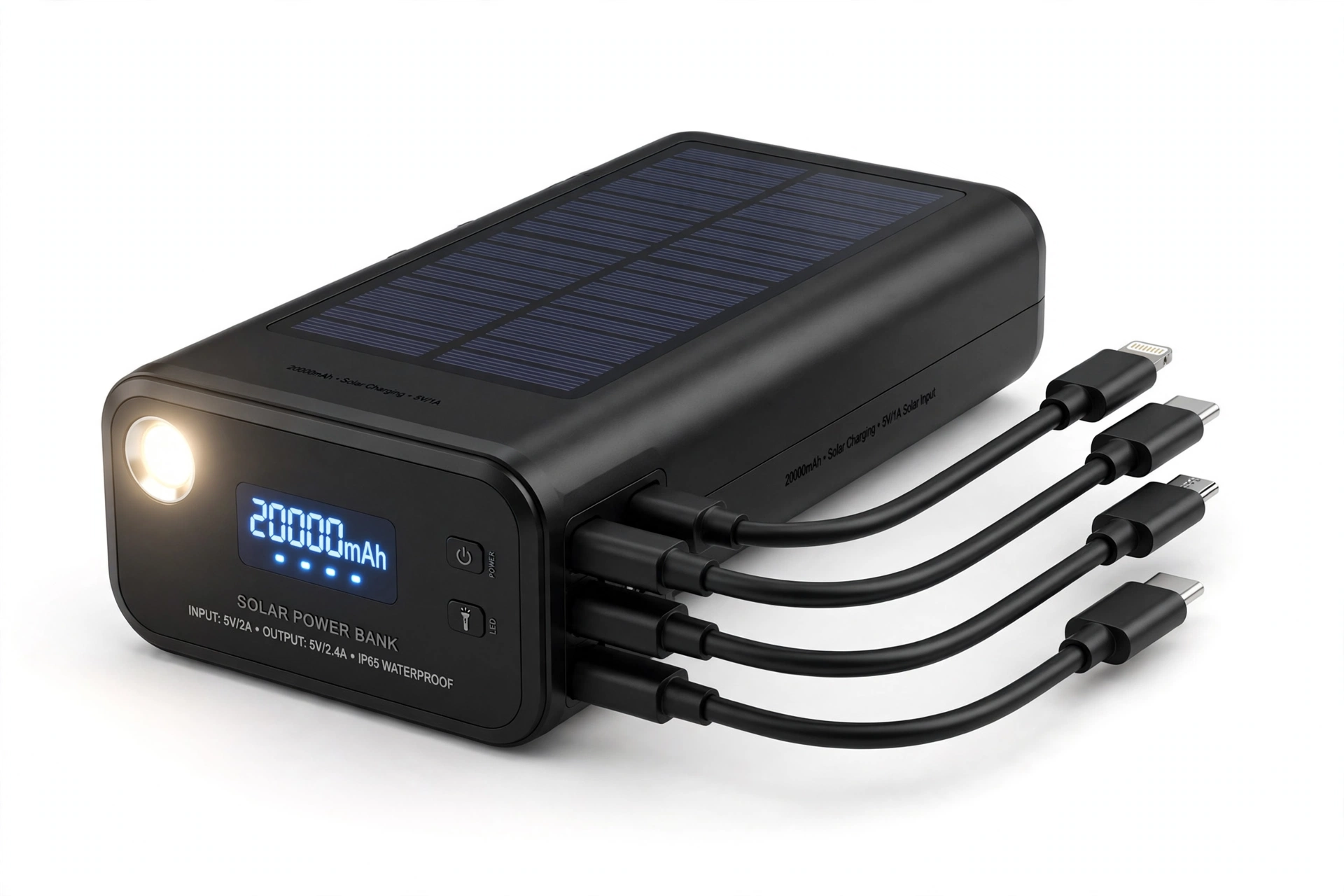 POWER BANK SOLAIRE 20 000 mAh 🔋☀️