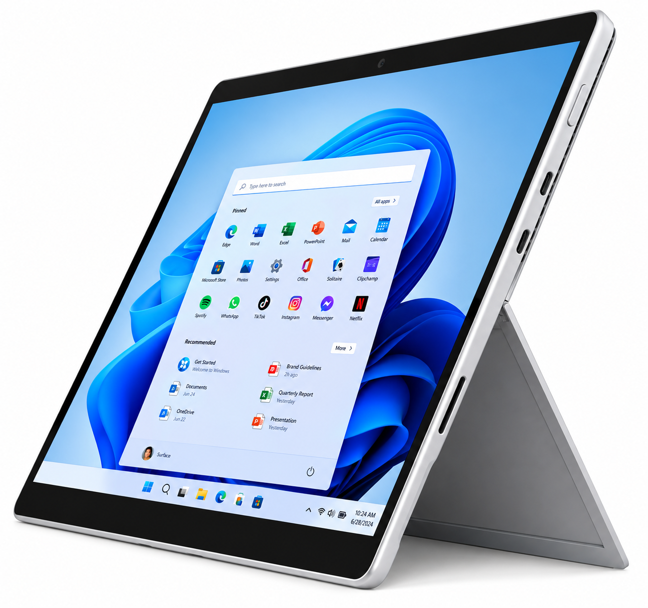 Microsoft Surface Pro 7 – Core i7 PC portable/tablette 2-en-1 détachable avec écran tactile