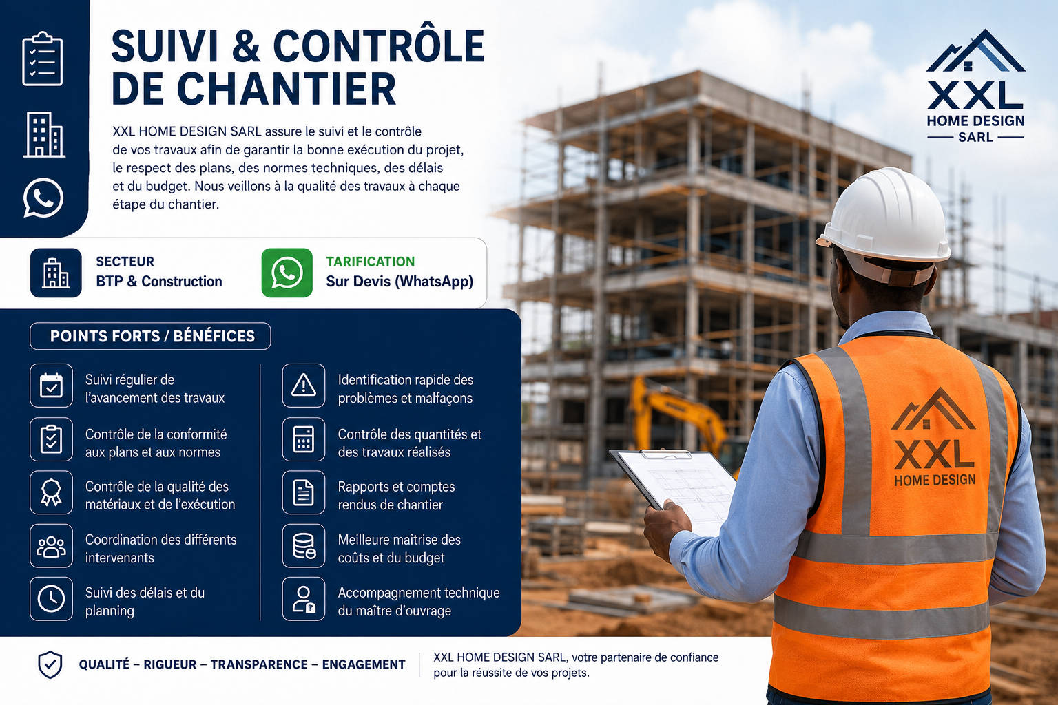 Suivi & Contrôle de Chantier