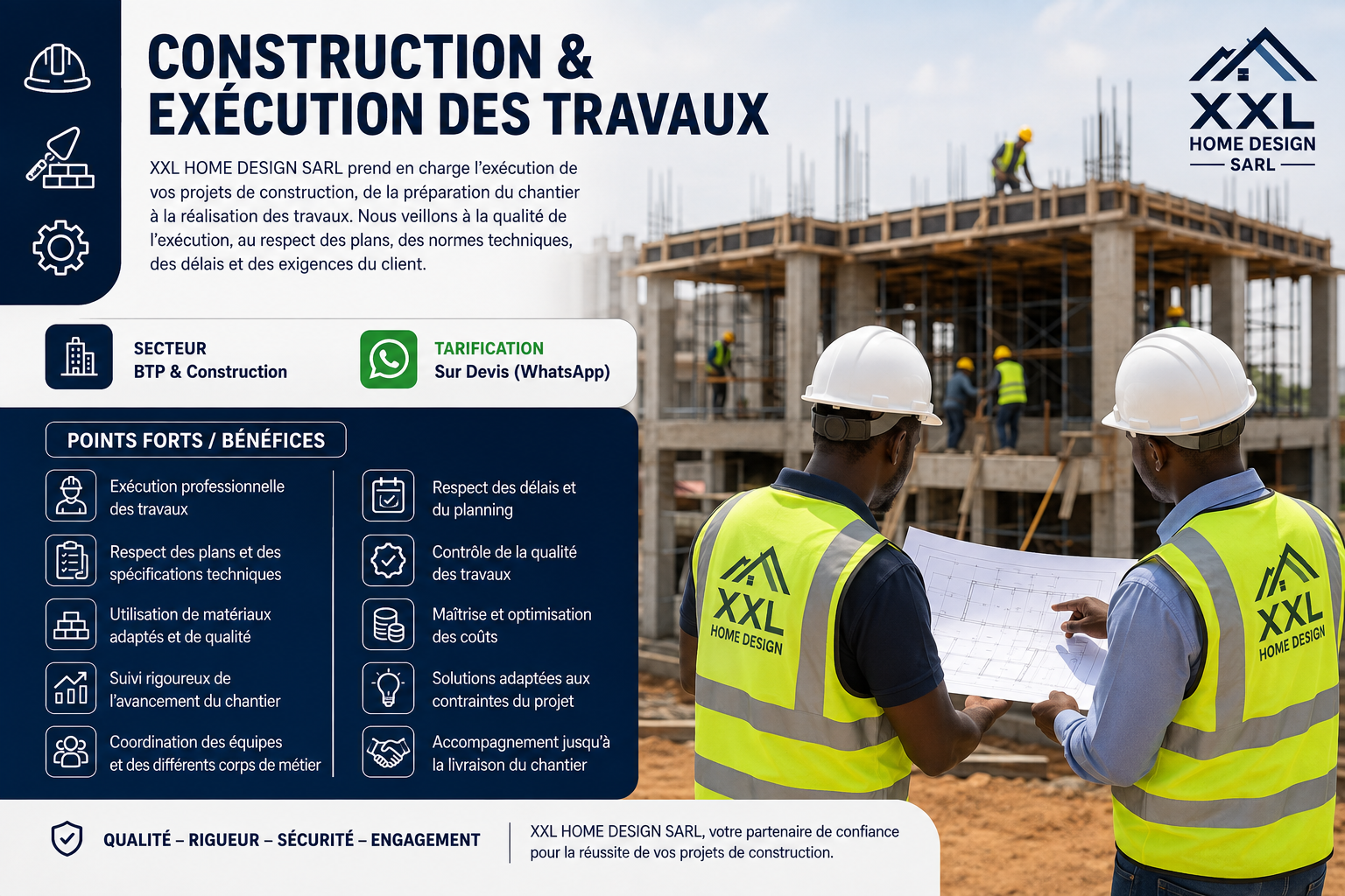 Construction & Exécution des Travaux