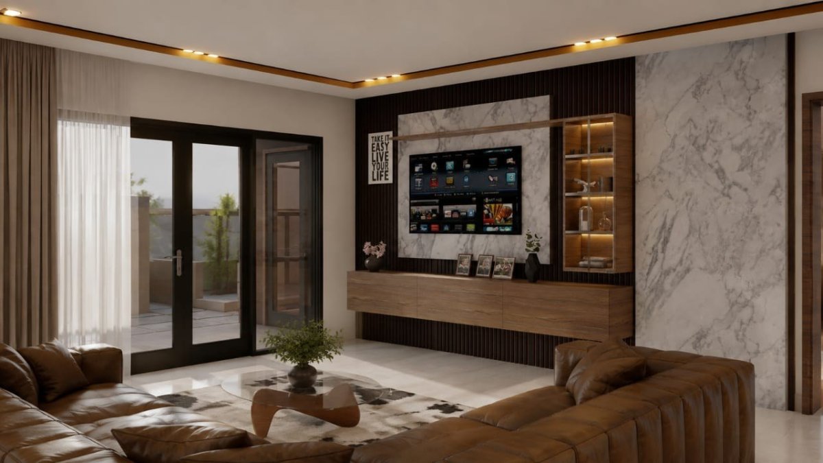 Projet d'amenagement d'intérieur Salon